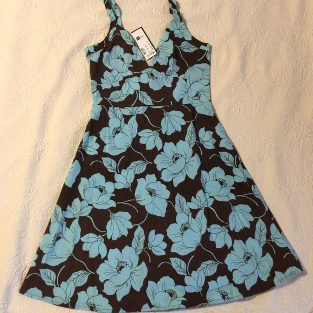 NEW Blue Print Summer Dress
